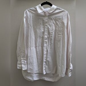 Time and Tru White Button Down Shirt